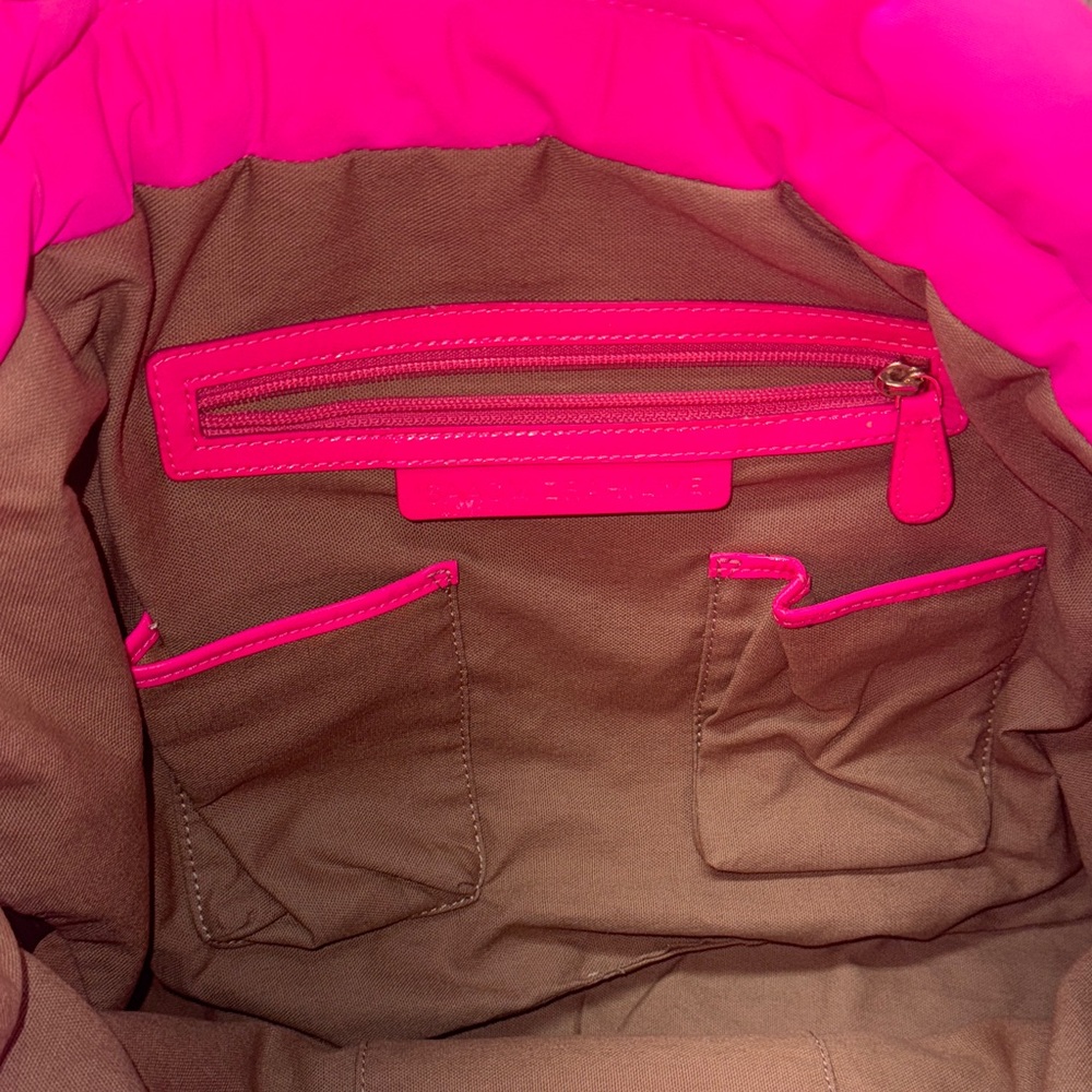 Isaac Mizrahi Neon Pink Tote Bag - Picture 8 of 16